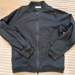 Hill city Black Bomber Jacket